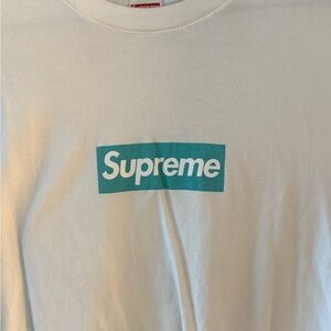 Supreme Tiffany and Co White Cotton T-Shirt *Read description